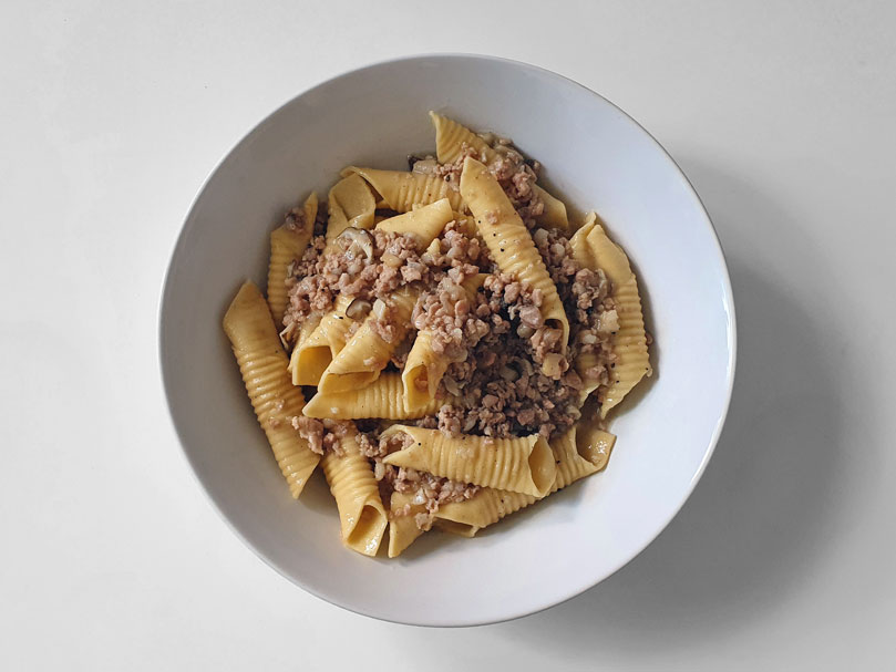 Ragù per i maccheroni appasticciati