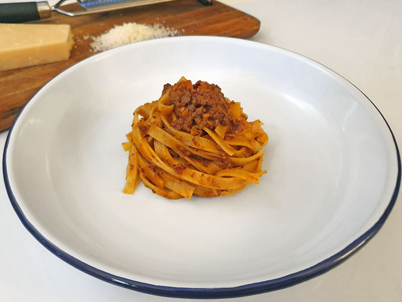 Authentic ragù alla bolognese