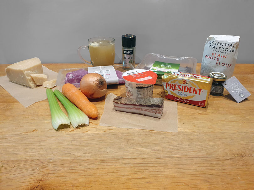 Maccheroni all bolognese