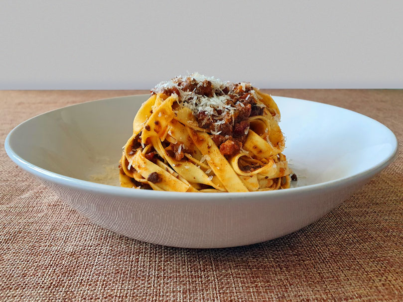 Tagliatelle al ragù alla bolognese